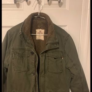 Hollister Army Green Jacket